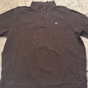 Southern tide Brown Half-Zip Pullover